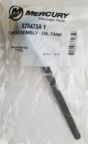 828475A 1 Oil Tank Cap Outboard Mercury OEM