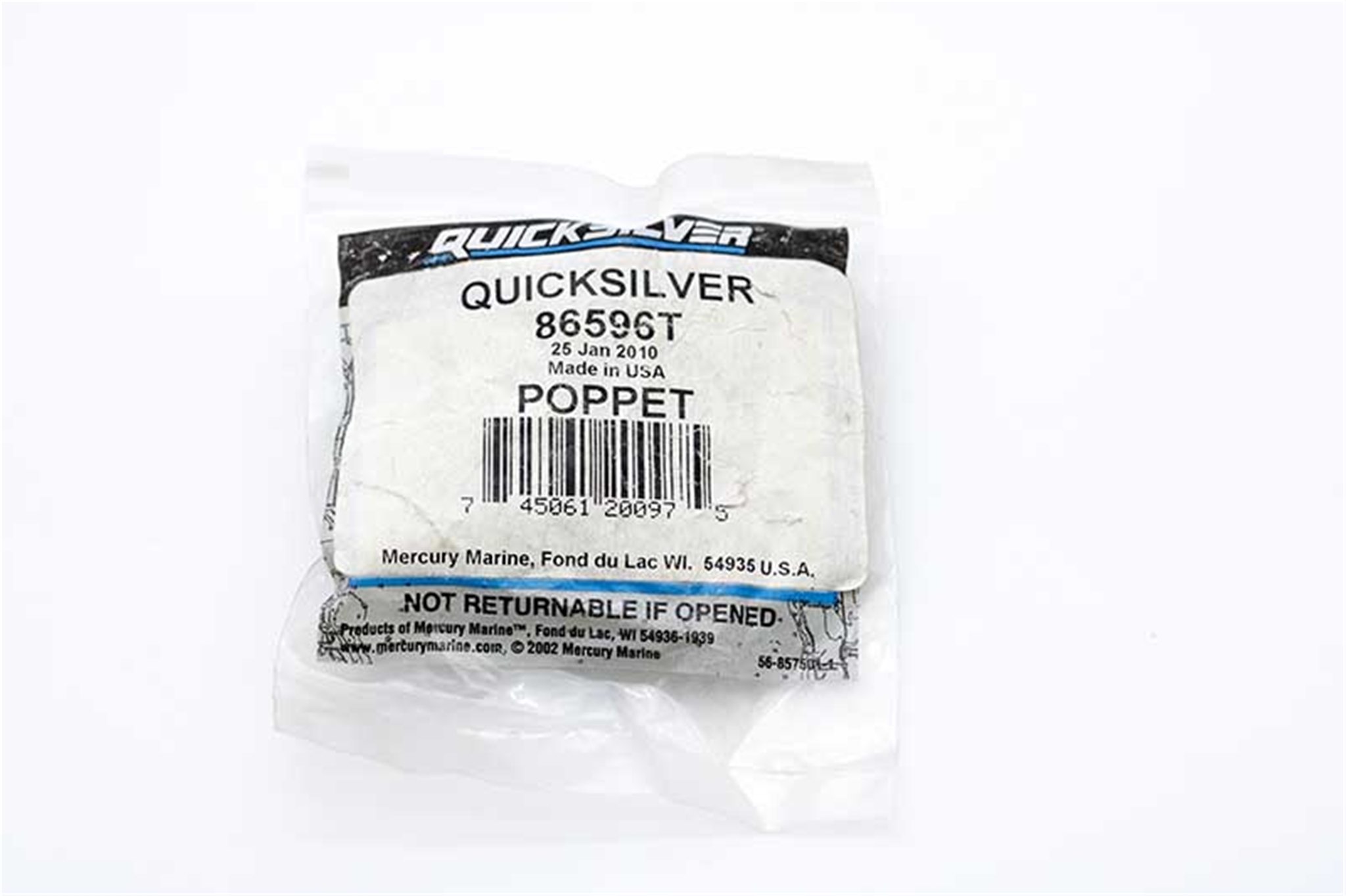 86596T Quicksilver OEM Poppet Cooling Systems