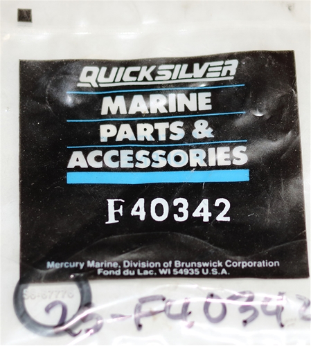 25-F40342 Seal Propeller Nut Mercury OEM