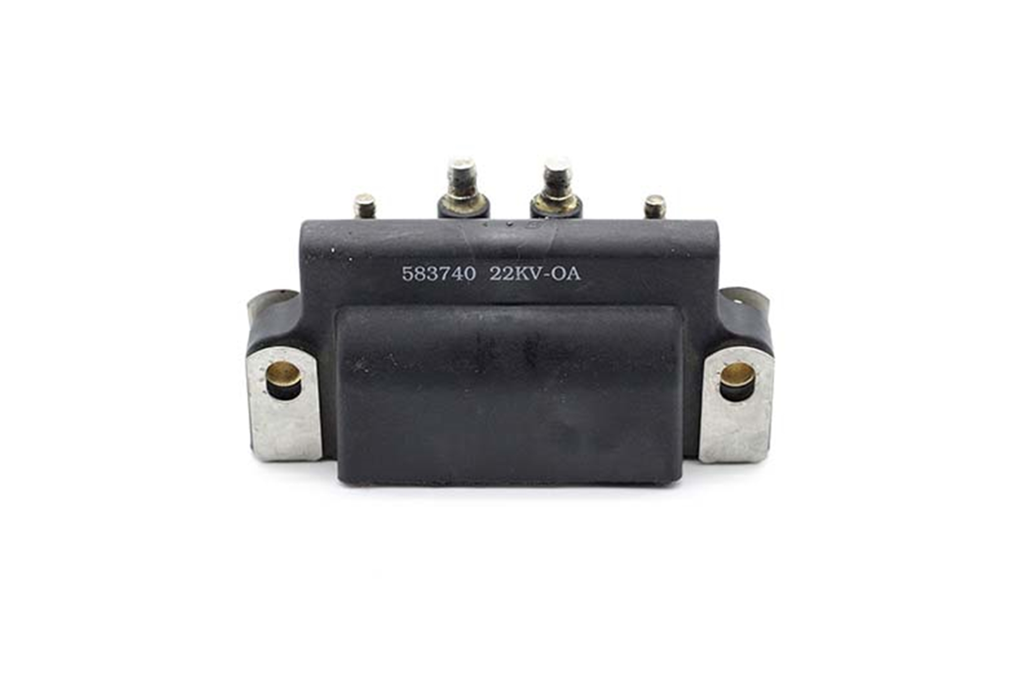 583740 OMC Johnson Evinrude Used OEM Dual Plug Wire Ignition Coil