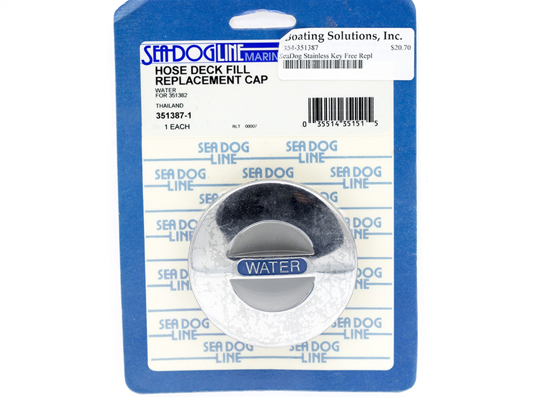 SeaDog 351387 Stainless Key Free Hose Deck Fill Cap