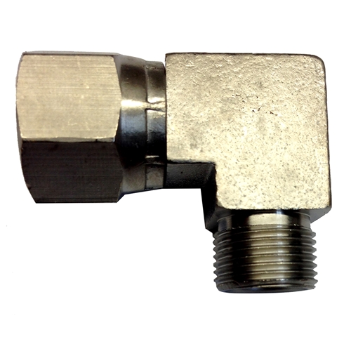 MD38 NI 90° 3/8 NI Plate Comp Fitting