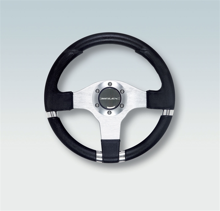 Mykonos 68365 B Black Grip Silver Spokes