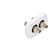 R9W White Dual Thru-Hull Hose Kit 