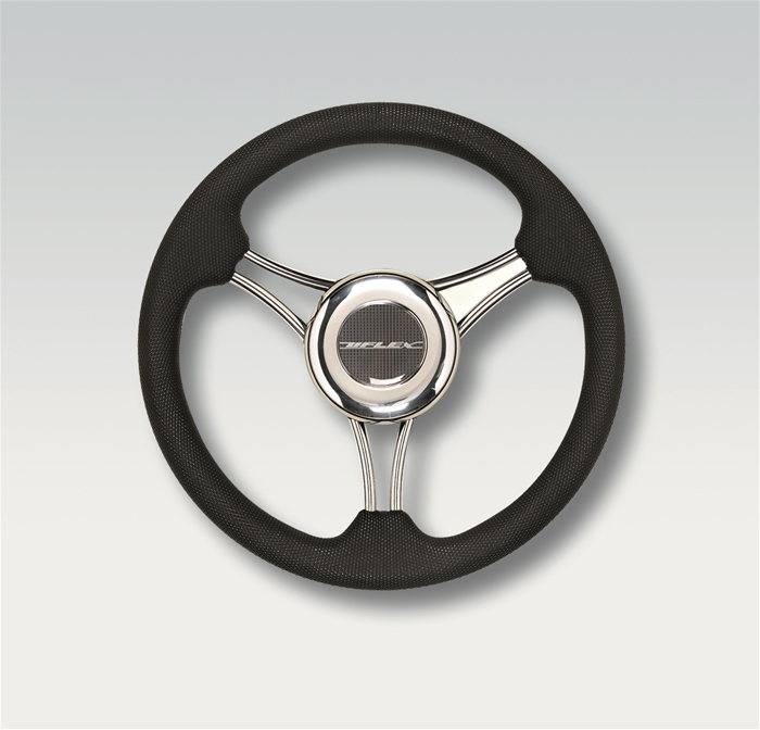V21B Firm Grip Black Poly Steering Wheel 13.8"