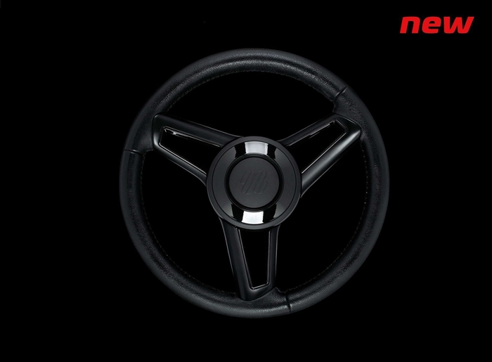 Dolfinsky 69561G Blk Vinyl Grip Black Hub 13.8