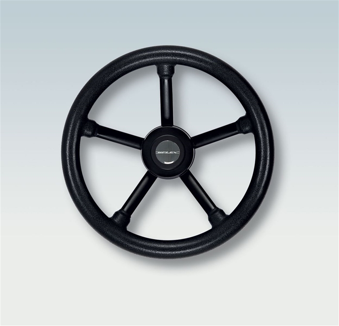 V24Comando 42370 Y Black Poly Grip Black Ss Spoke