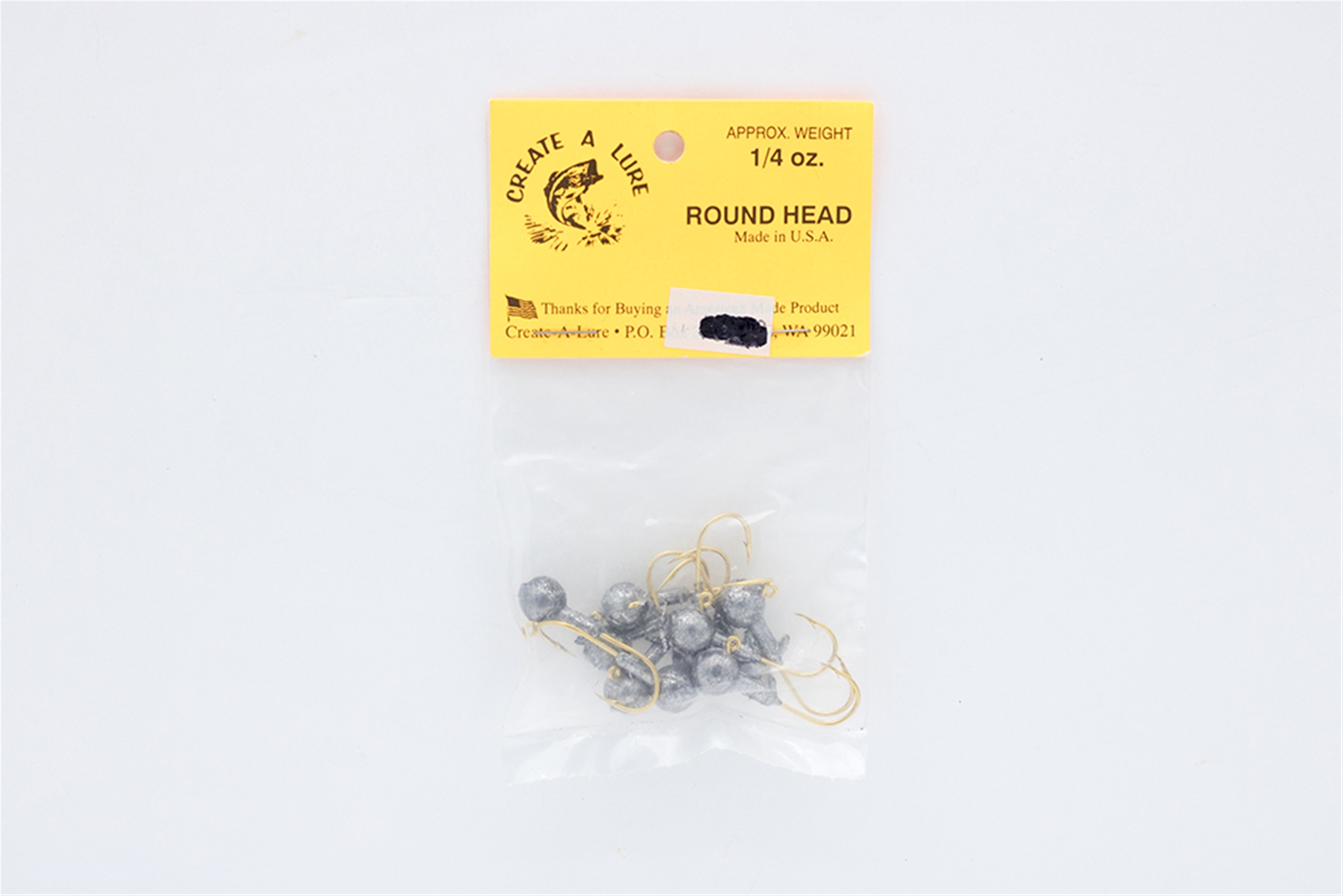 Create A Lure 11014 Unpainted Jig Head 1/4oz 10pcs