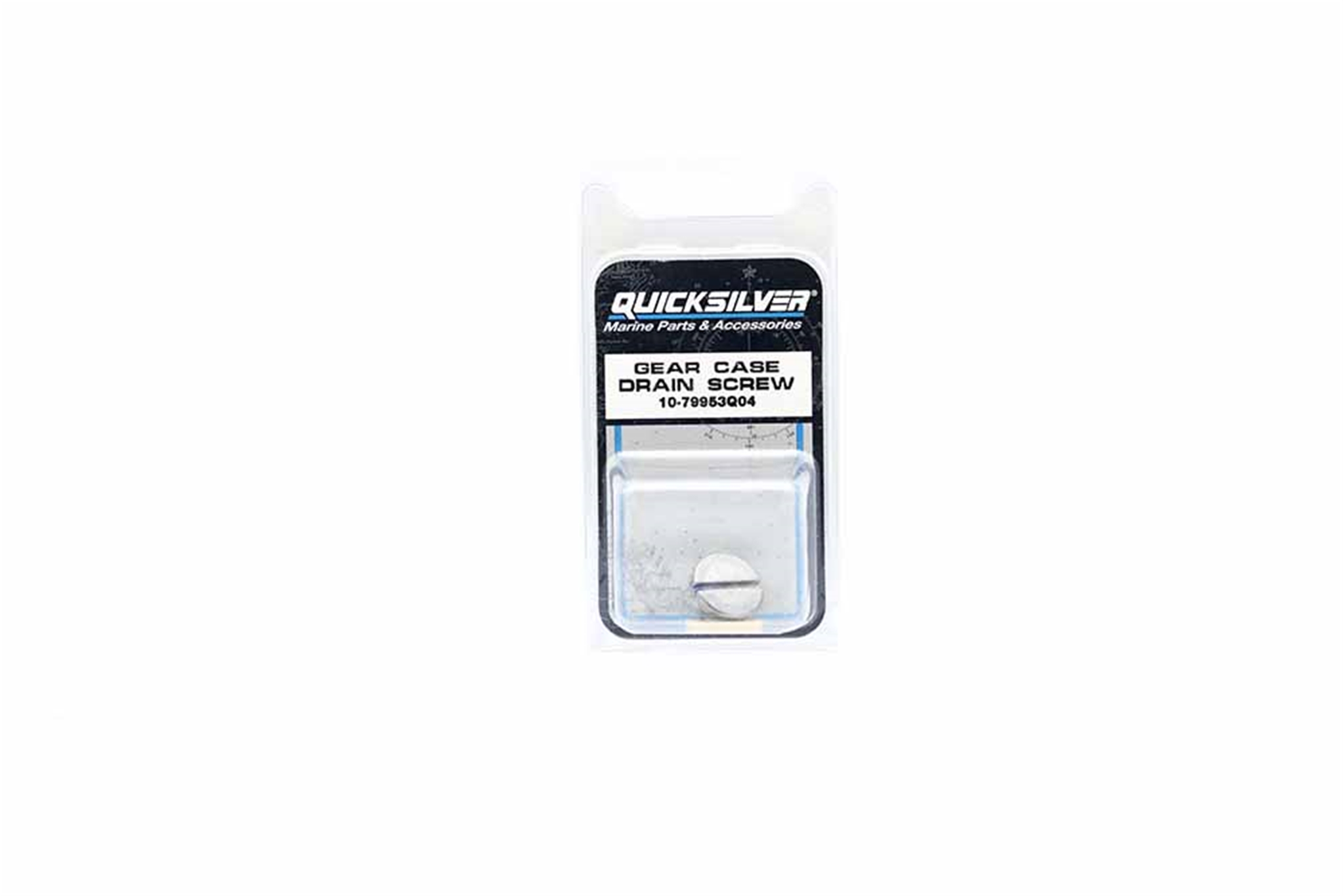 Mercury Quicksilver Gearcase Drain Screw Kit - 2 Pack, 10-79953Q, For MerCruiser