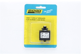 Seachoice Circuit Breaker Push to Reset 5 AMP 13091