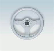 Ultraflex V45GW 3-Spoke Grey/White Steering Wheel